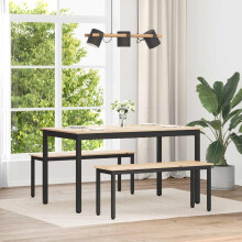 Berkfield Bench Natural 110 x 35 x 45 cm Solid Pine Wood