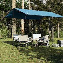 Berkfield Camping Tarp Blue 360x294 cm Waterproof