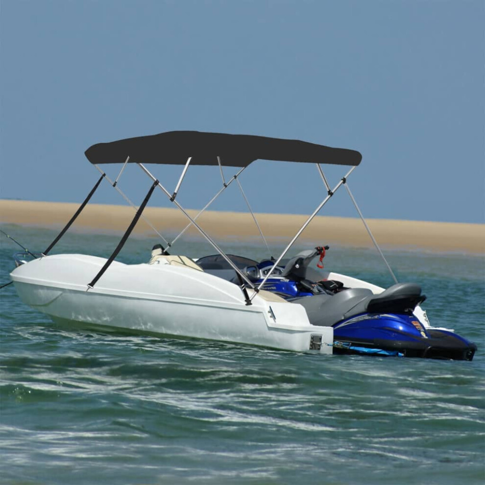 Photos - Car / Motorcycle Cover Berkfield 4-bow Bimini Top Black 243x180x137 cm