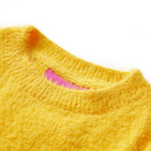 Kids' Sweater Knitted Dark Ochre 104 2