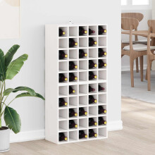 Berkfield Wine Rack 2 pcs White 56 x 25 x 56 cm Solid Pine Wood