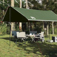 Berkfield Camping Tarp Green 430x380x210 cm Waterproof
