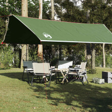 Berkfield Camping Tarp Green 500x294 cm Waterproof