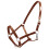 Real Leather Headcollar Stable Halter Adjustable Brown Full 1