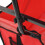 Berkfield Folding Hand Trolley with Canopy Steel Red 6
