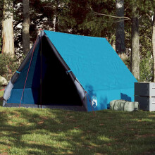 Berkfield Camping Tent A-Frame 2-Person Blue Waterproof