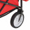 Berkfield Folding Hand Trolley with Canopy Steel Red 8