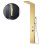Berkfield Shower Panel System Stainless Steel 201 Gold 2