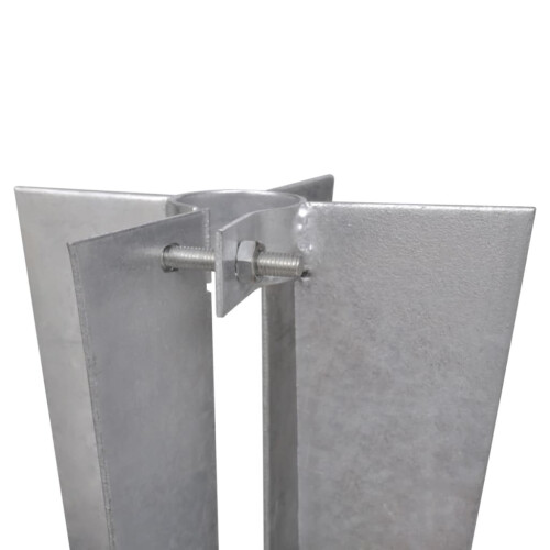 Berkfield Fence Post Spikes 2 pcs Steel 1
