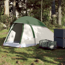 Berkfield Camping Tent Dome 1-Person Green Waterproof