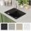 Berkfield Granite Kitchen Sink Single Basin Black 6
