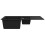 Berkfield Granite Kitchen Sink Double Basin Black 4