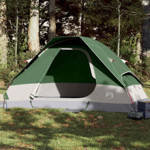 Berkfield Camping Tent Dome 2-Person Green Waterproof