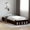 Berkfield Bed Frame without Mattress Black 100x200 cm 1