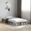 Berkfield Bed Frame without Mattress Concrete Grey 90x200 cm 1