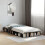 Berkfield Bed Frame without Mattress Black 90x190 cm Single 1