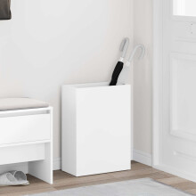 Berkfield Umbrella Stand White 40 x 20 x 55.5 cm Engineered Wood