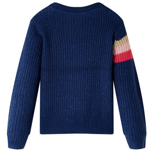 Kids' Sweater Knitted Navy 104 1