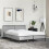 Berkfield Bed Frame without Mattress Grey Sonoma 135x190 cm Double 1