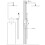 Berkfield Shower System Stainless Steel 201 Gold 7