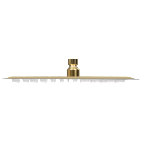 Berkfield Rain Shower Head Stainless Steel 30x20 cm Rectangular Gold 2