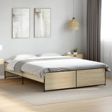 Berkfield Bed Frame without Mattress Sonoma Oak 160x200 cm