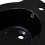 Round Bidet Stand Black High-quality Ceramic 6