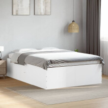 Berkfield Bed Frame without Mattress White 135x190 cm Double