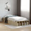 Berkfield Bed Frame without Mattress Sonoma Oak 90x190 cm Single 1