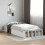 Berkfield Bed Frame without Mattress White 75x190 cm Small Single 1