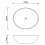 Berkfield Luxury Ceramic Basin Oval-shaped Sink White 40 x 33 cm 6