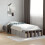 Berkfield Bed Frame without Mattress Grey Sonoma 90x190 cm Single 1