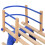 Berkfield Backrest for Sledge Blue Plywood 1