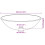 Berkfield Basin Tempered Glass 42 cm Brown 4