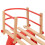 Berkfield Backrest for Sledge Red Plywood 1