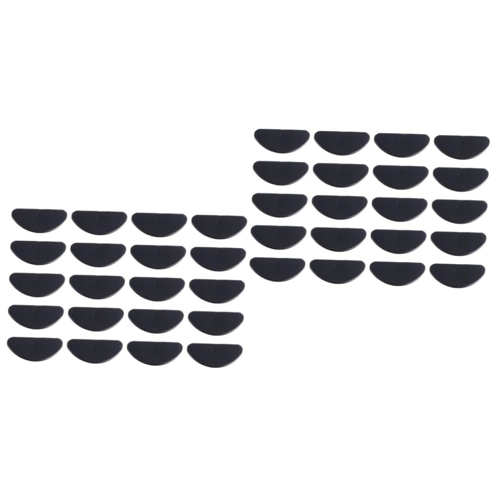 20 Pairs Eyeglass Nose Pads Soft Silicone AntiâSlip Cushion Easy PeelâandâStick for Glasses