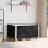 Berkfield Pallet Collars 3 pcs Black 120x80 cm Solid Wood Pine 1