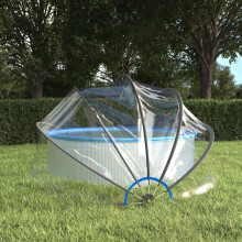 Berkfield Pool Dome Round 376x188 cm PVC