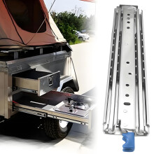 Heavy Duty Locking Drawer Slides 500LB Full Extension Soft Close Ball Bearing Rails for Tool Boxes RVs 1 Pair 30in
