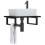 Berkfield Basin Shelf Wall Mounted Steel and Solid Wood Oak 1