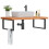 Berkfield Basin Shelf Wall Mounted Steel and Solid Wood Beech 1