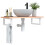 Berkfield Basin Shelf Wall Mounted Steel and Solid Wood Oak 1