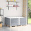 Berkfield Pallet Collars 3 pcs Grey 150x100 cm Solid Wood Pine 1