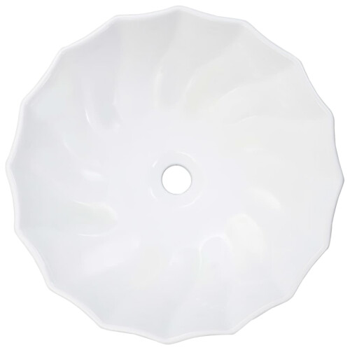 Berkfield Wash Basin 46x17 cm Ceramic White 2