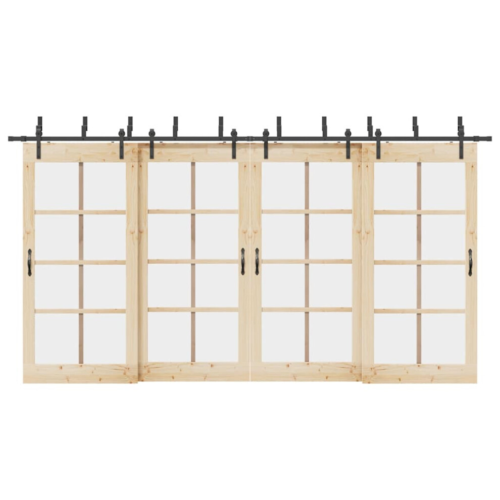 Photos - Other for Repair Berkfield Sliding Door Hardware Kit 427 cm Steel Black