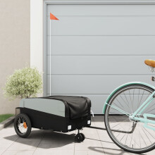 Berkfield Bike Trailer Black 30 kg Iron