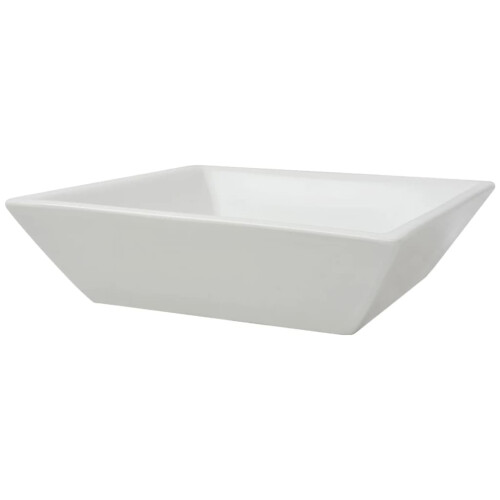 Berkfield Basin Square Ceramic White 41.5x41.5x12 cm 2