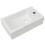 Berkfield Basin with Faucet Hole Rectangular Ceramic White 46x25.5x12 cm 2