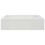 Berkfield Basin with Faucet Hole Rectangular Ceramic White 46x25.5x12 cm 4