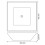 Berkfield Basin Square Ceramic White 41.5x41.5x12 cm 5